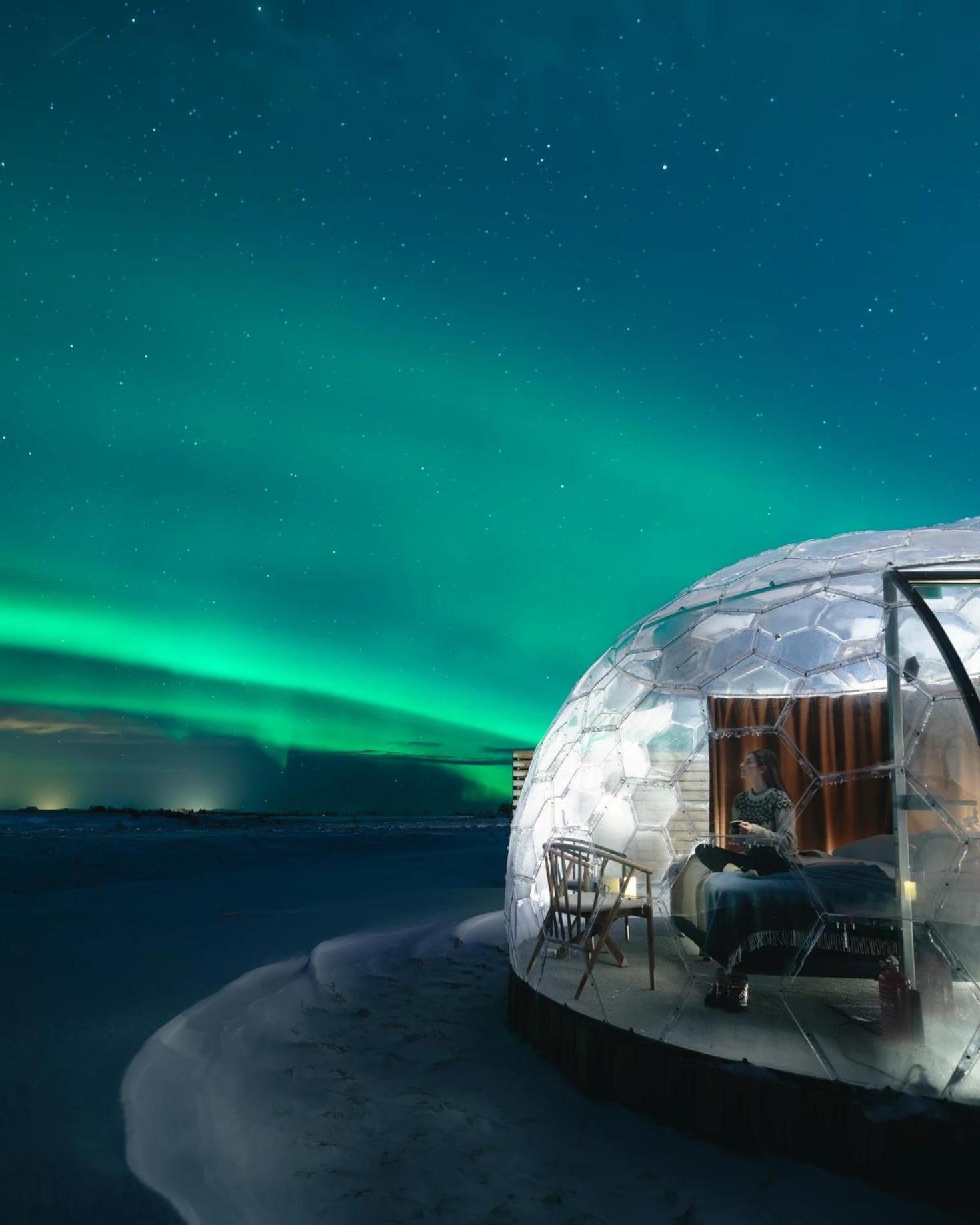 Aurora Igloo Villa Hella Buitenkant foto
